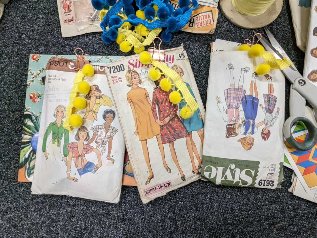 "Stitch and style" with 1960s dress patterns