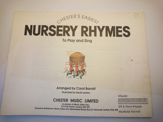 Chester's Easiest Nursery Rhymes to Play and Sing